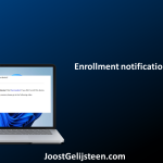 Enrollment notification