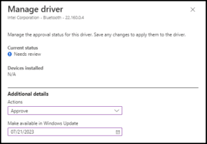 Driver and firmware update via Intune - Just about the Modern Workplace