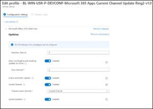 Update Microsoft 365 Apps with rings - Just about the Modern Workplace