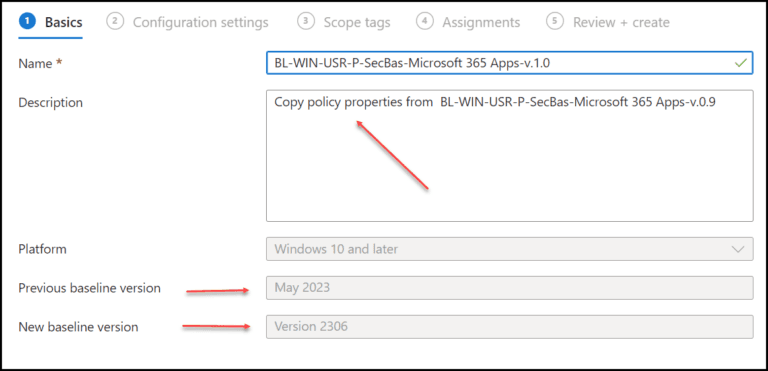 Baseline Configuration Intune Intune Security baselines - Just about the Modern Workplace