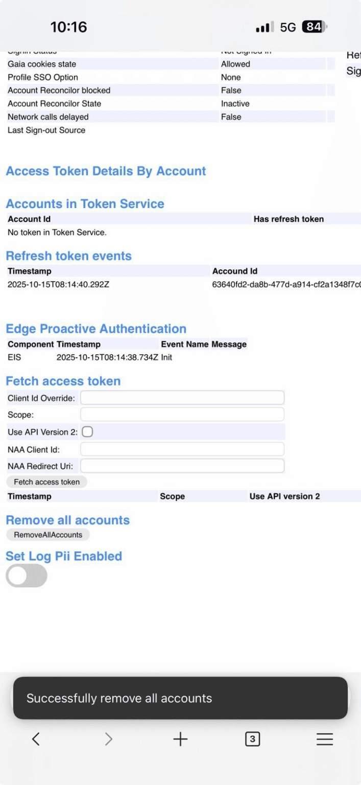 Edge (MAM) on iOS Keeps removing the Work Account after Sign-in!: Why ...